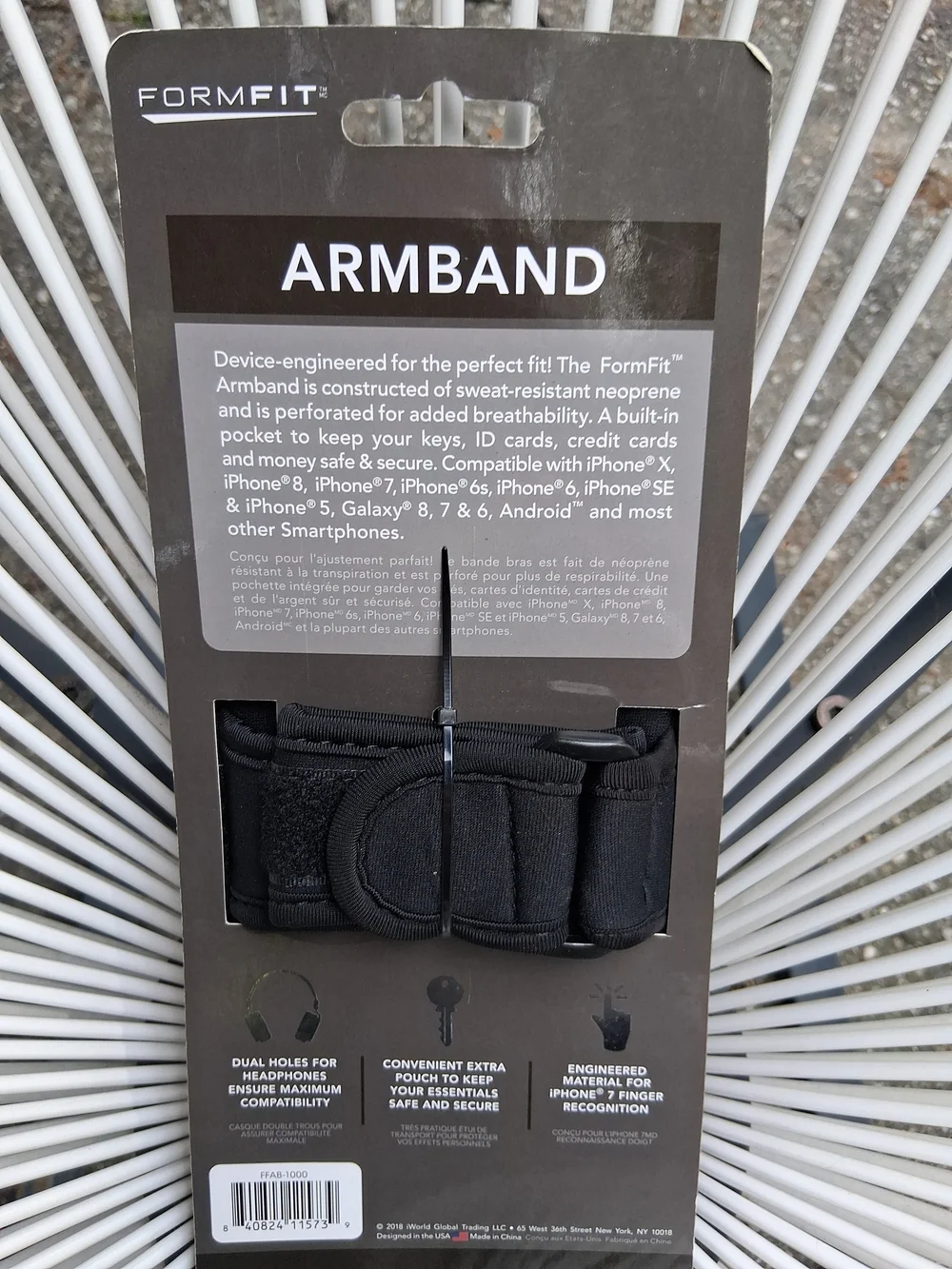 Formfit Armband And Storage Compartment iPhone & Galaxy Compatible NIB